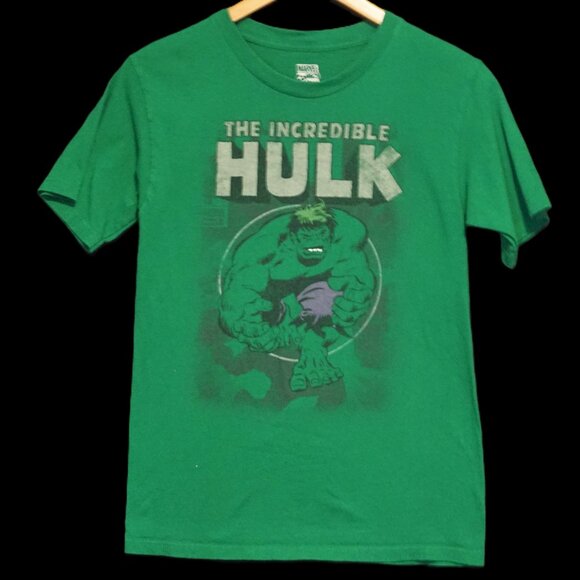Marvel | Shirts | The Incredible Hulk Short Sleeve Tshirt Mens Small ...